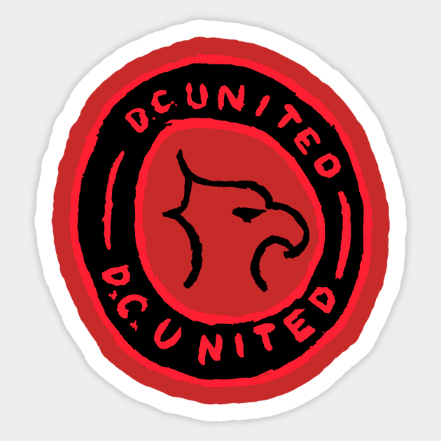 D. C UNITEEEED 05 Sticker by Very Simple Graph